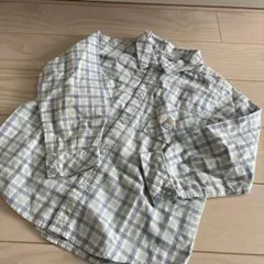 familiar 100cm チェックシャツ