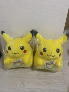 新品　2個　タカラトミー『ポケモン30周年記念』おかえり！ピカチュウ1/1 本体