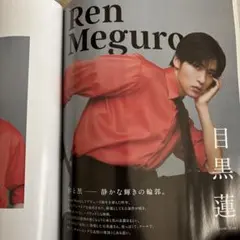 目黒蓮さん　切り抜き　美的