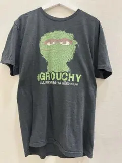 古着セサミ オスカー・ザ・グラウチ Tシャツ ダークグレー