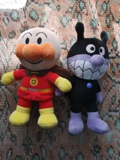 アンパンマン バイキンマン ぬいぐるみセット