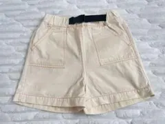 クリーム色 ハーフパンツ 130cm