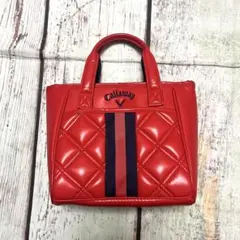 Callaway カートバッグ レッド キルティング
