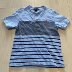ポロ　ラルフローレン　ボタン付き　Tシャツ　4 110 美品
