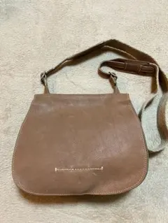 【genten】ショルダーバッグ 未使用 保管品 表面に初期スレあり レザー