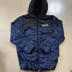 OUTDOOR フード付きジャケット 150 ネイビー迷彩