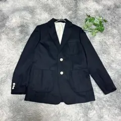 ビューティアンドユース （S）長袖 ジャケット ブレザー 上品 ウール混 日本製