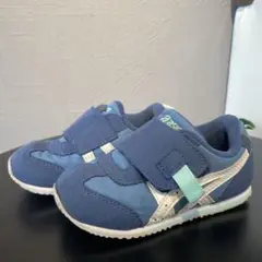 ASICS ネイビー 子供　スニーカー