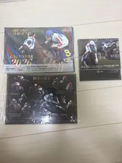 JRA 競馬 2026 卓上カレンダー A4カレンダー 南関東 合計3個 新品