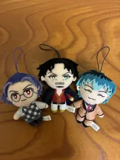 【ヒプノシスマイク】フクヤぬい マスコットぬいぐるみ 3点セット♪