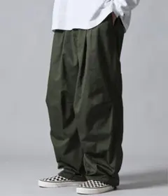 FREAK'S STORE ワイドシルエット ミリタリー　カーゴパンツ