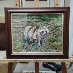 フレンチブルドッグ 犬の油彩画 表現主義 - メルカリ