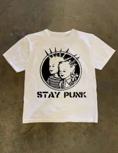 STAY PUNK パンクス　Tシャツ　Mサイズ　ホワイト