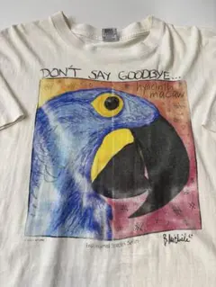 90s ART Tシャツ DON’T SAY GOODBYE アート アニマル