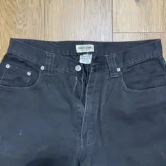 00s USA製　GUESS JEANS ストレートデニム ブラック 31インチのサムネイル