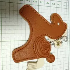 犬と馬のレザーキーホルダーセット縁起物