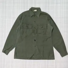 60s USA製 OG107ユーティリティシャツ カーキ 161/2✖️32 - メルカリ