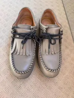 Hush Puppies フリンジ ローファー グレー 24.5 cmのサムネイル