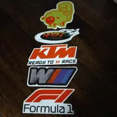 バイクステッカー 5枚セット KTM Formula 1 KPMF W1