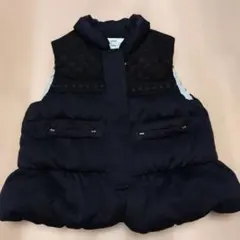 【TOCCA 】ダウンベスト 130 ネイビー