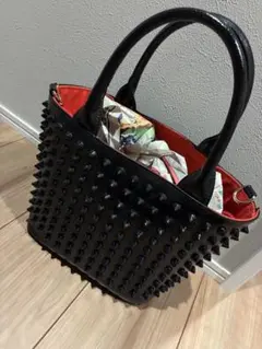 スタッズ付き 2WAY トートバッグ ブラックのサムネイル