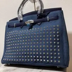 新品タグ付き・大容量✨GLAMJAM グラムジャム トートバッグ 星スタッズ 