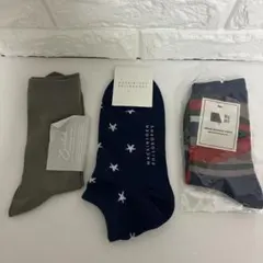未使用　MACKINTOSH PHILOSOPHY他 ソックス3点セット
