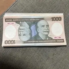 ブラジル旧紙幣　1,000クルゼイロス旧札　海外