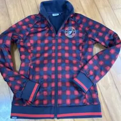 FILAGOLF 裏起毛ブルゾン　赤紺チェック