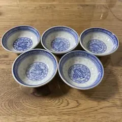 中国景徳鎮醤油皿5個セット