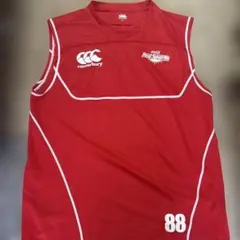 Canterbury 赤 ノースリーブタンクトップ 88番