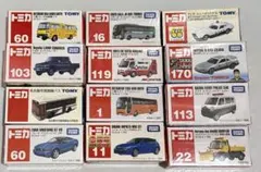 ④トミカ 묶음 판매 12台セット