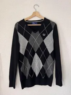 fredperry フレッドペリー メリノウール Vネック ニット