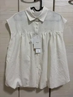 h*a様 しまむら mysa closet 襟付きバルーンブラウス 田中里奈 L