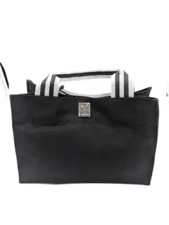 M2500501　MICHEL KLEIN 黒のナイロンミニトートバッグ