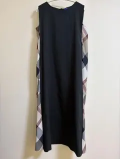 ブルーレーベルクレストブリッジ ロングワンピース　34サイズ