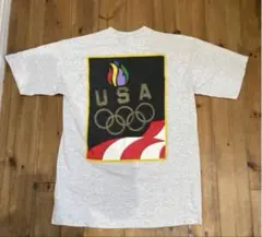 90s USA製 JCPenney オリンピック Tシャツ バルセロナ L 五輪のサムネイル