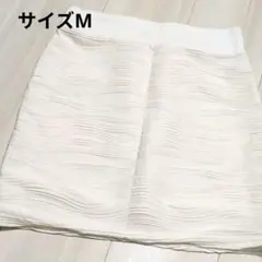 レディース スカート ホワイト М タイトスカート 白