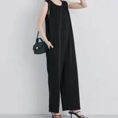 24SS✨NOBLE サスペンダーオールインワン 36 裾上げあり 小柄な方向け 