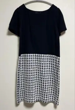 Green Label Relaxing 半袖切り替えワンピース　サイズ38