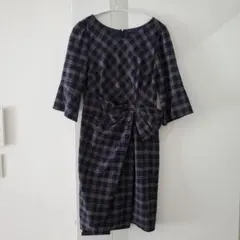 JUSGLITTY チェック柄ワンピース