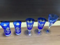 m*y様 江戸切子 5点セット