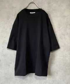 UNIQLO U エアリズムコットンオーバーサイズTシャツ　五分袖　XL