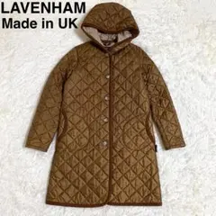 ラベンハム　ブランドン　キルティングコート　フード付き　中綿　38　英国　M