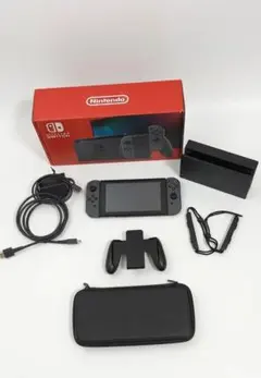 【美品】任天堂Switch 本体 + ケース、液晶フィルム付、周辺機器完備
