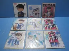 色紙アート◎名探偵コナン　江戸川コナン9枚◎トレーディングミニ立色紙◎