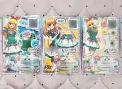 星宮いちご 虹野ゆめ キャラ違い スカイレストラン フルコーデ 3枚セット