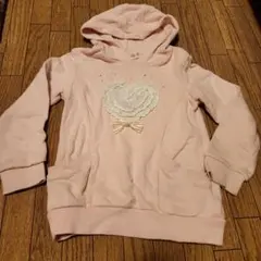 メゾピアノ　トレーナー　パーカー　120サイズ　ピンク