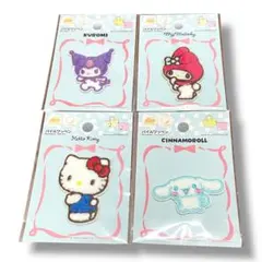 ダイソー　サンリオ　ワッペンシール