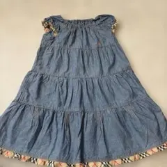 Burberry 120bm デニムワンピース ノースリーブのサムネイル